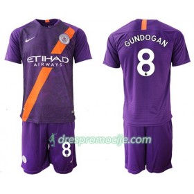 Manchester City Dres Gundogan 8 Dječji Treći 2018/19 Kratkih Rukava